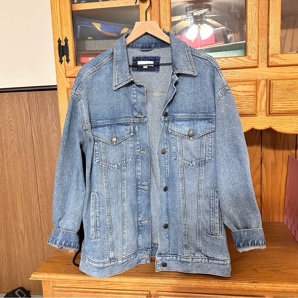 Oversized Denim Trucker Jacket